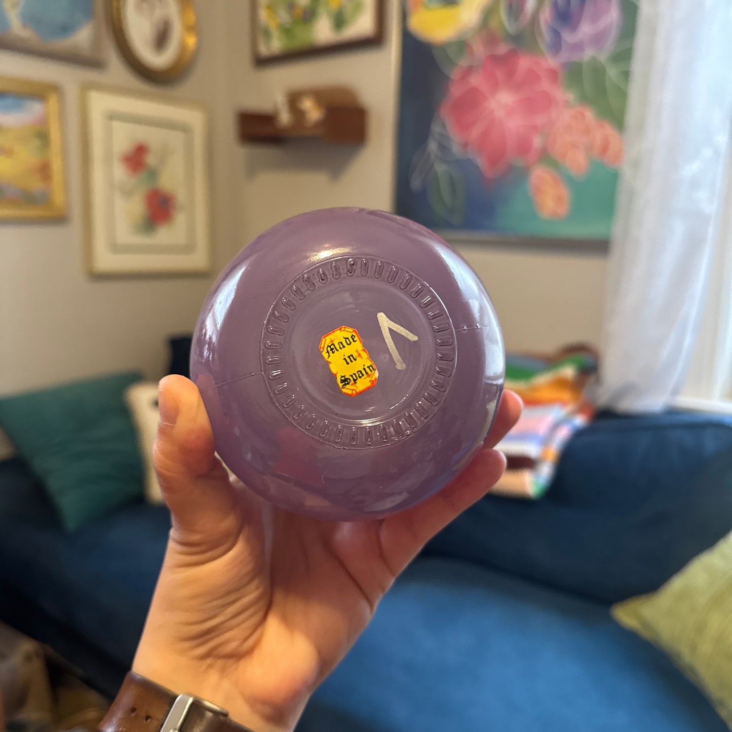 Glass Purple Decanter