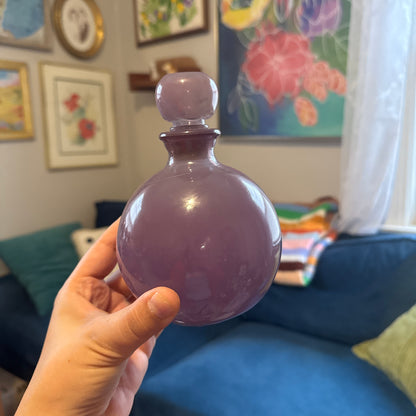 Glass Purple Decanter