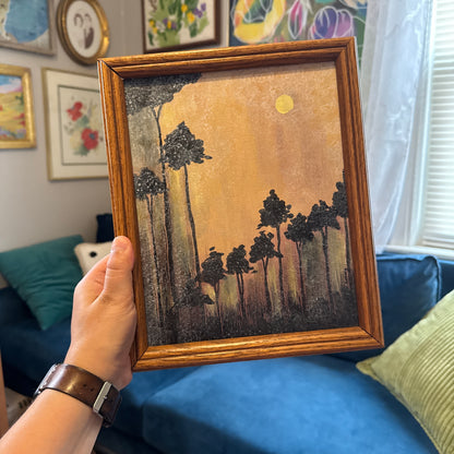 Vintage J. Hobdy Landscape Scene Artwork