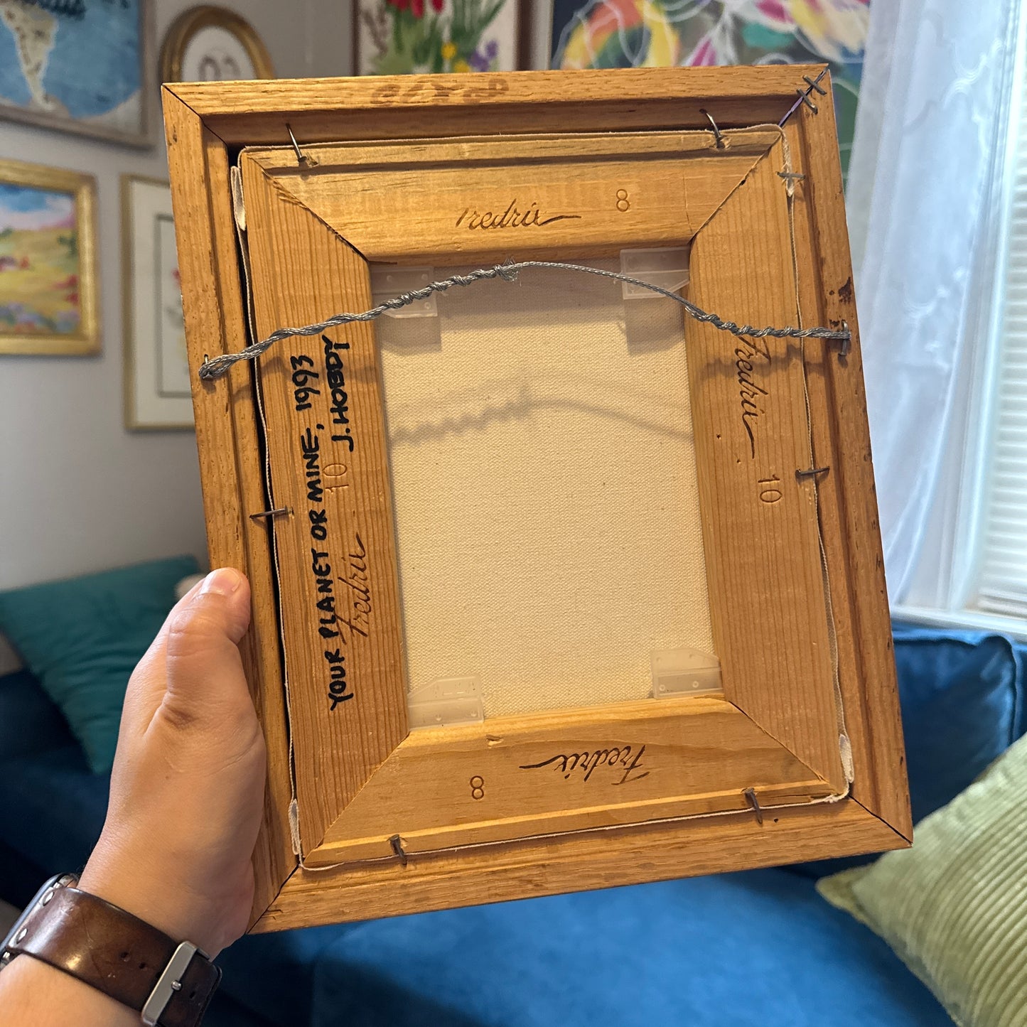 Vintage J. Hobdy Landscape Scene Artwork