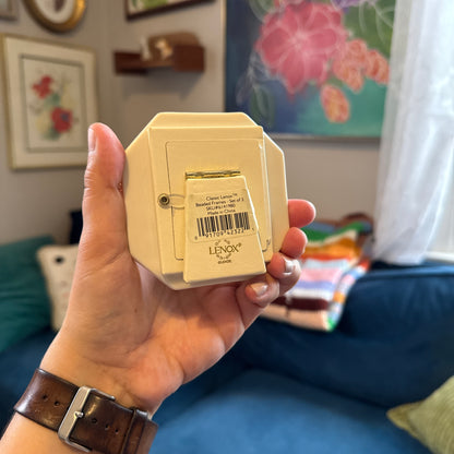 Vintage Ivory/Beige Porcelain Frames (3 Pc)