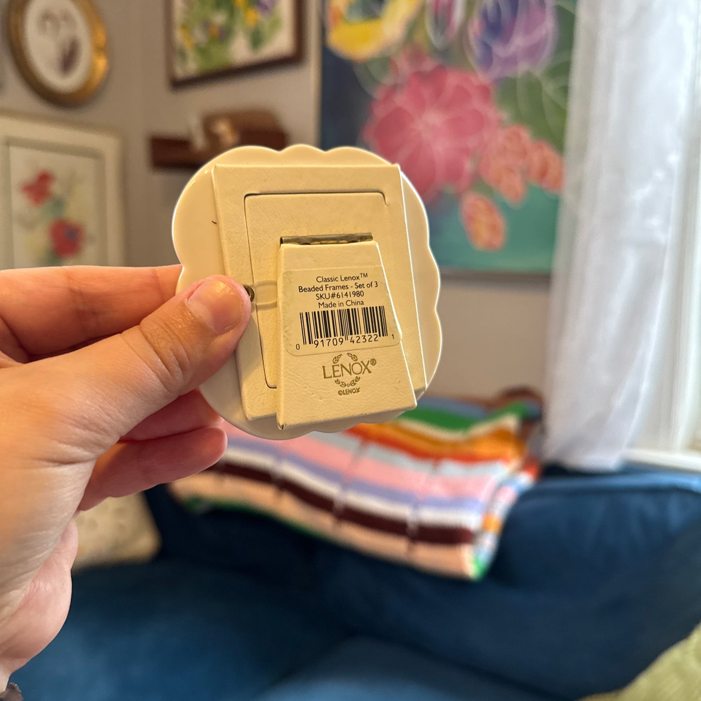 Vintage Ivory/Beige Porcelain Frames (3 Pc)