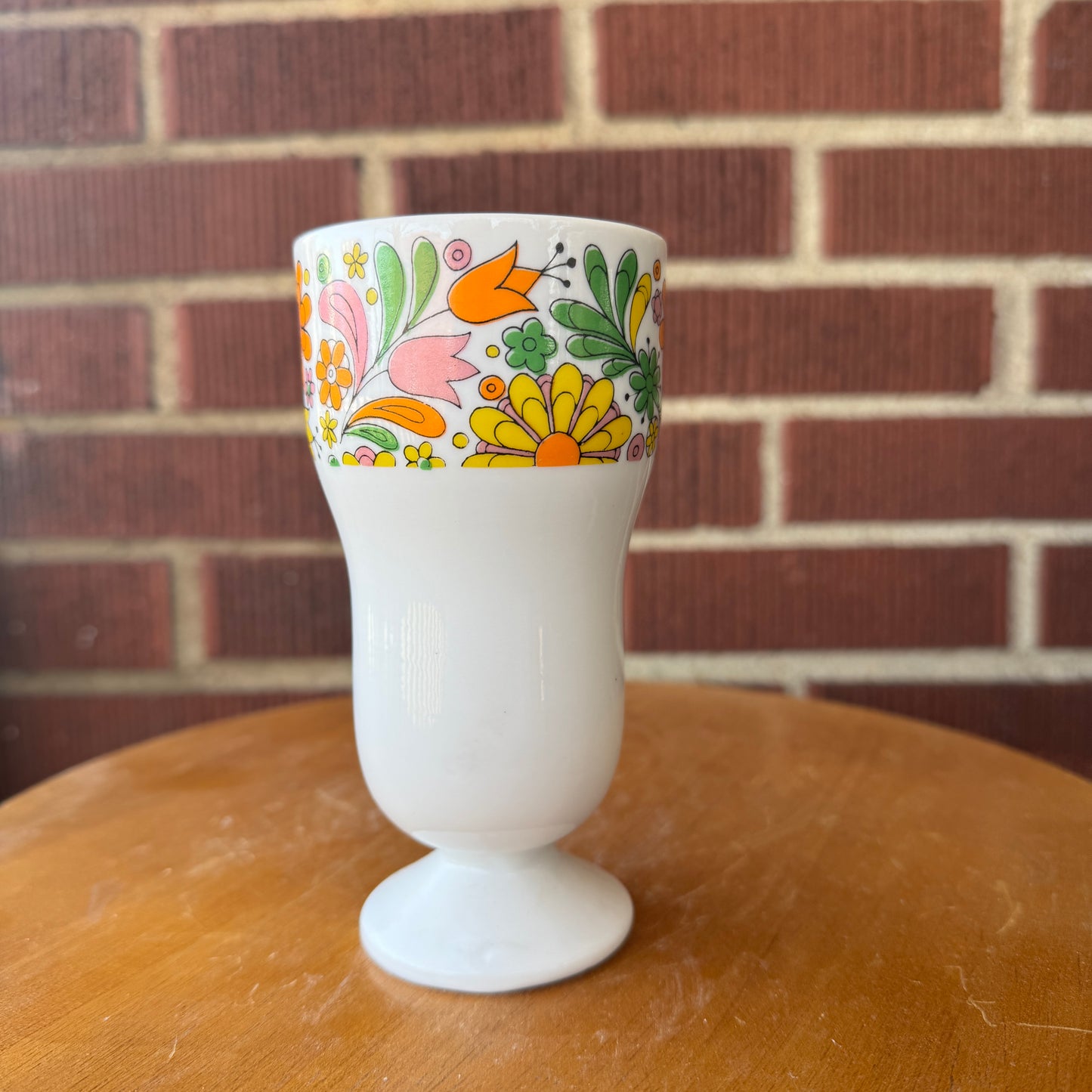 MidCentury Floral Parfait Tumbler