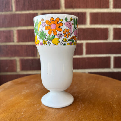 MidCentury Floral Parfait Tumbler