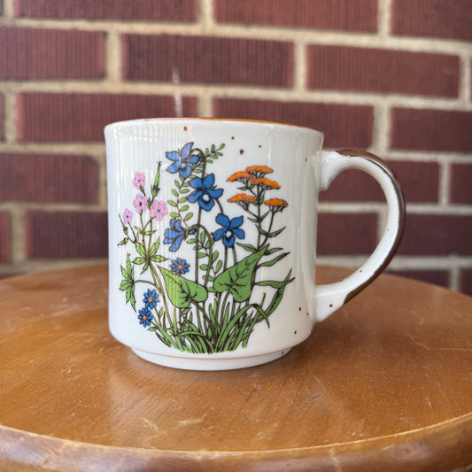 Vintage Japan Stoneware Mug (Blue)