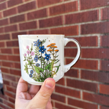 Vintage Japan Stoneware Mug (Blue)