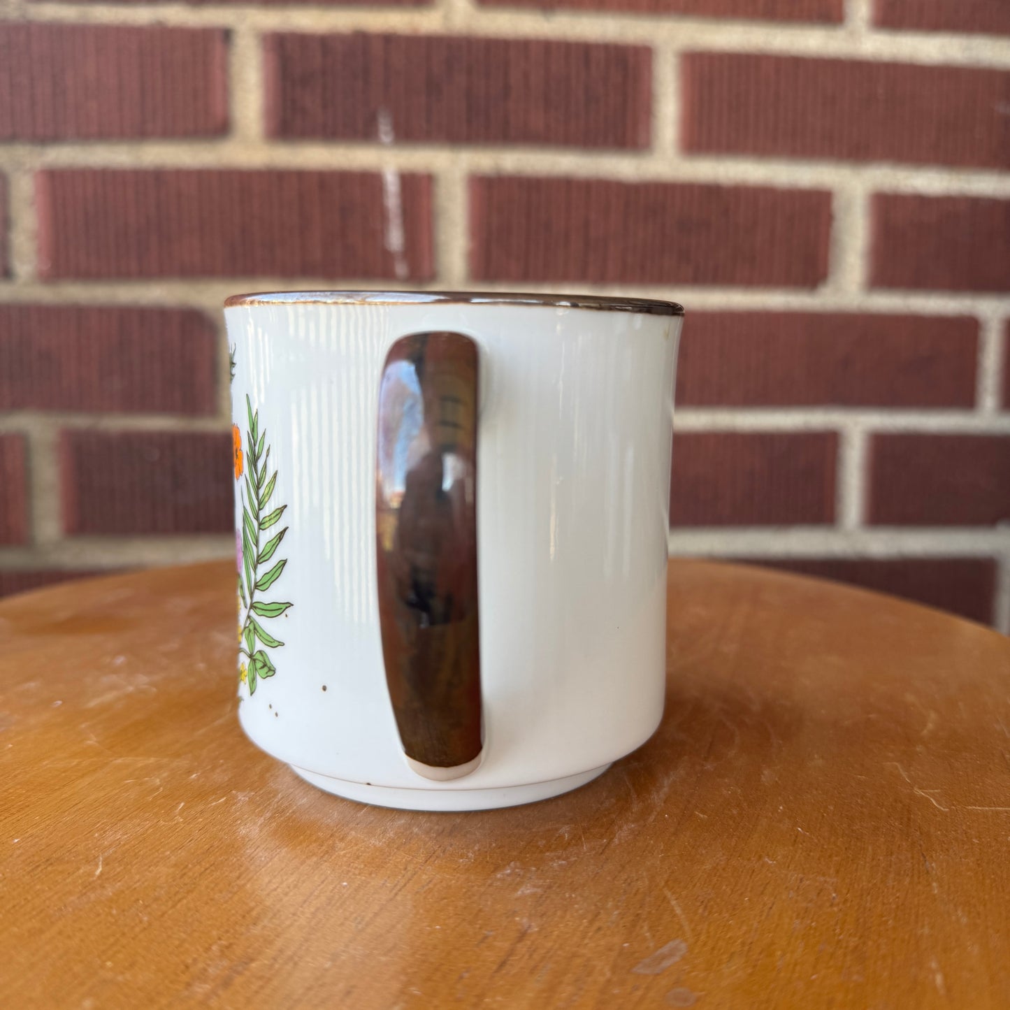 Vintage Japan Stoneware Mug (Yellow)