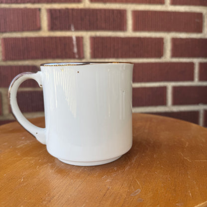 Vintage Japan Stoneware Mug (Yellow)