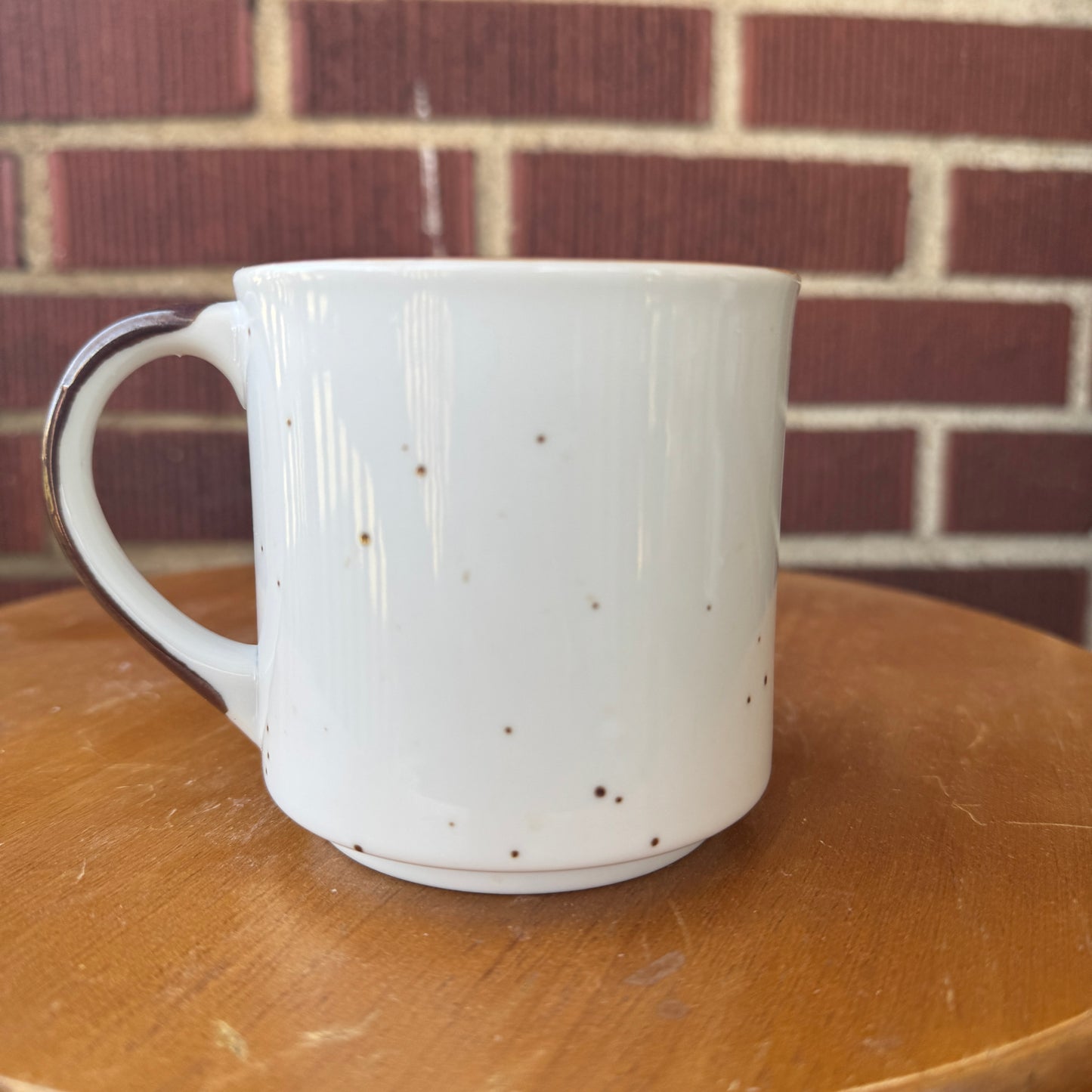 Vintage Japan Stoneware Mug (Orange)