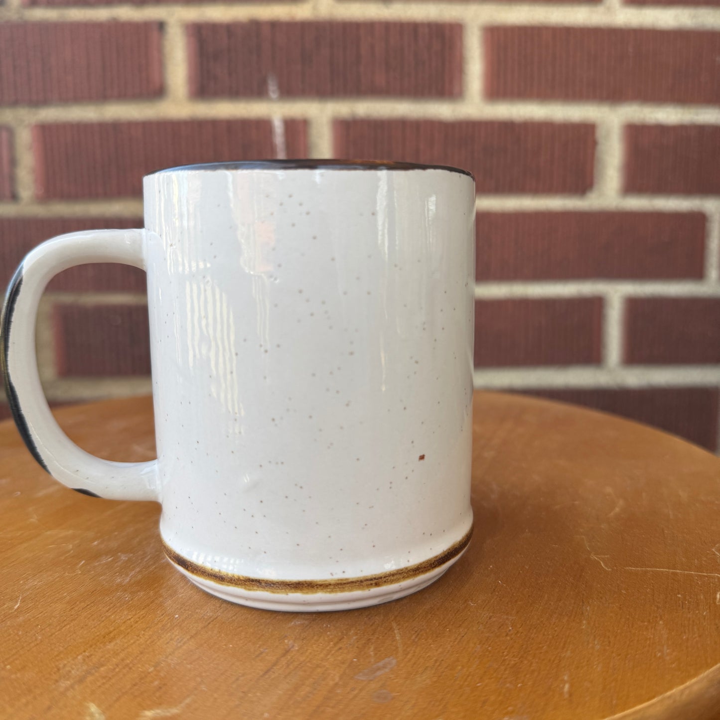 Vintage Japan Stoneware Mug (Red)