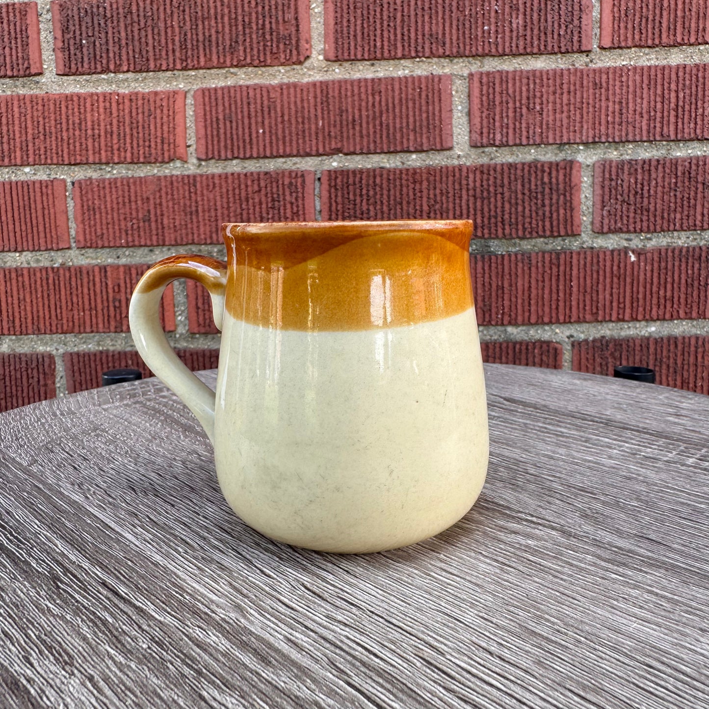 Vintage Stoneware Country Wheat Mug