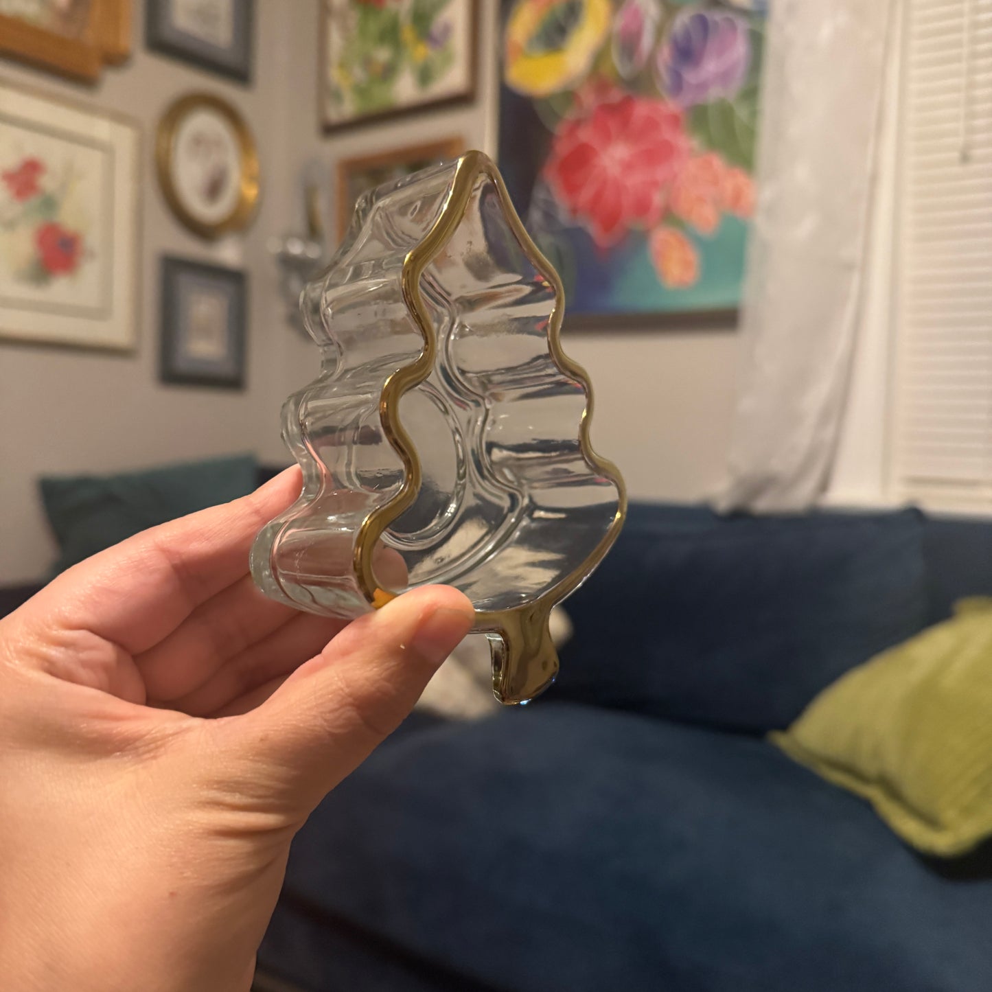 Holiday Gold by Indiana Glass 3 Pc. Party Set