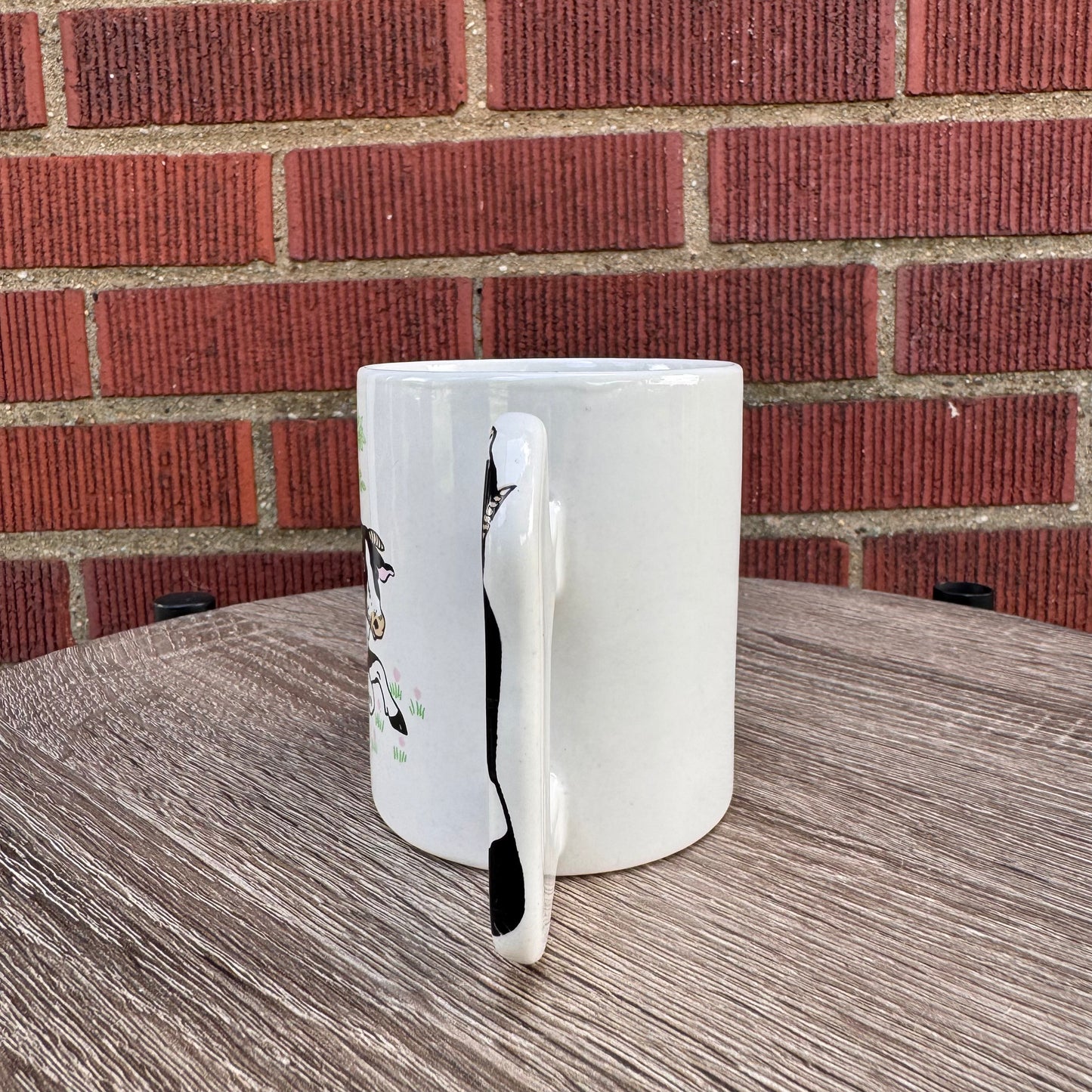 Vintage Cow Handle Coffee Mug