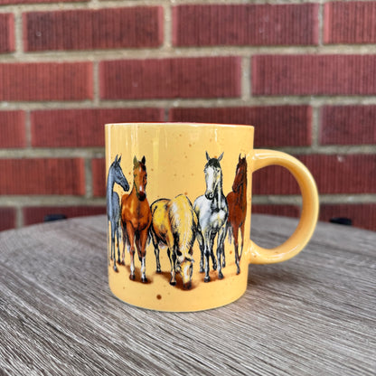 Beige Horse Mug