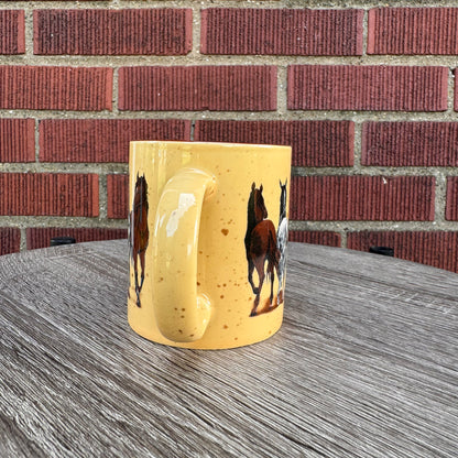 Beige Horse Mug