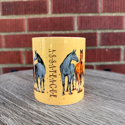 Beige Horse Mug