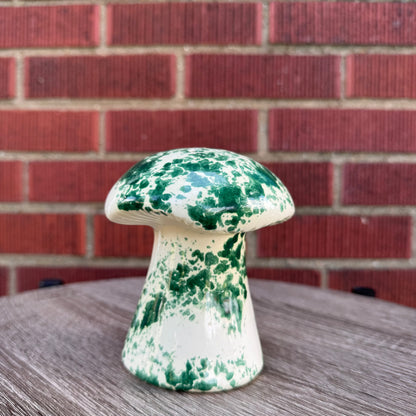 Vintage 1970s Green Mushroom Shaker (No Stopper)