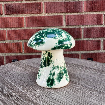 Vintage 1970s Green Mushroom Shaker (No Stopper)