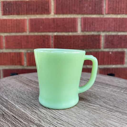Vintage Fire-King Jadeite Milk Glass Anchor Hocking Mug