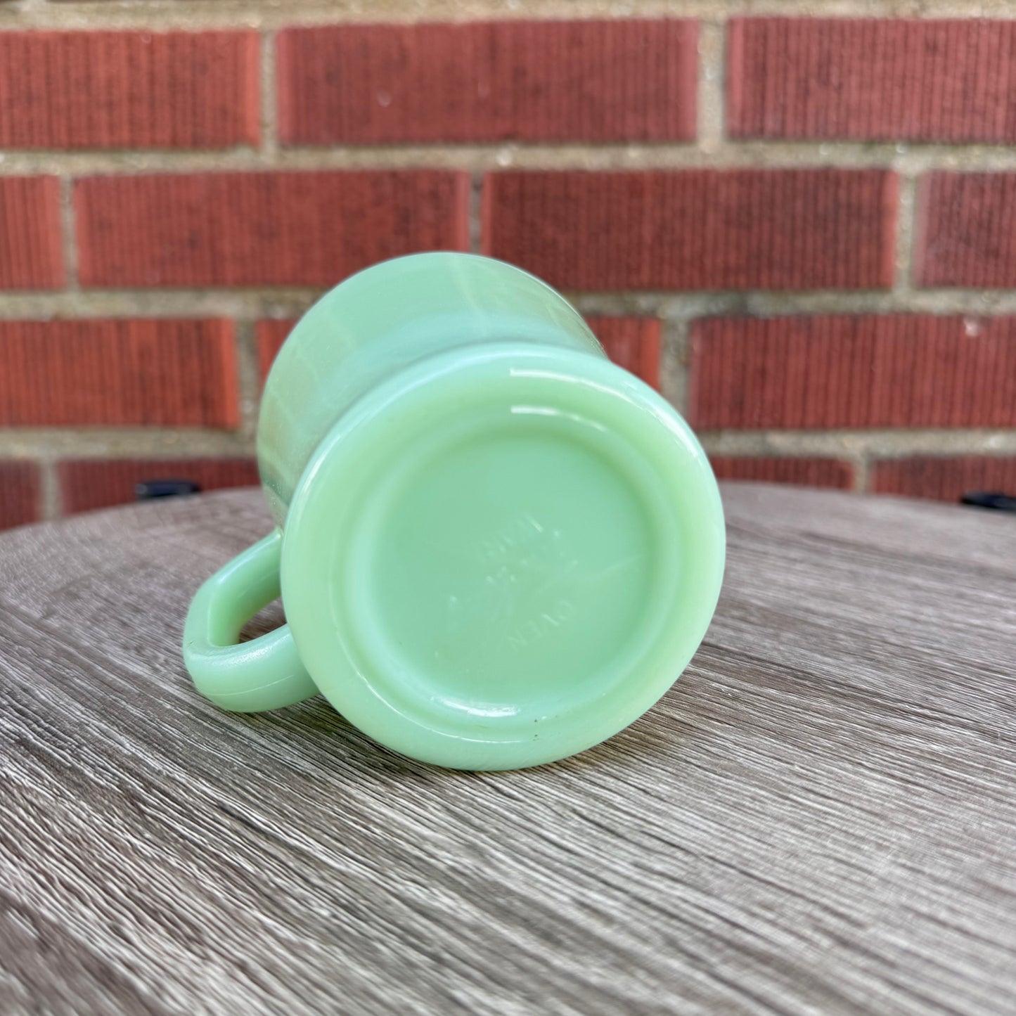 Vintage Fire-King Jadeite Milk Glass Anchor Hocking Mug