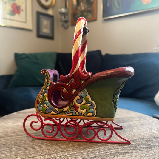 Jim Shore "Jingle All the Way" Holiday Sleigh