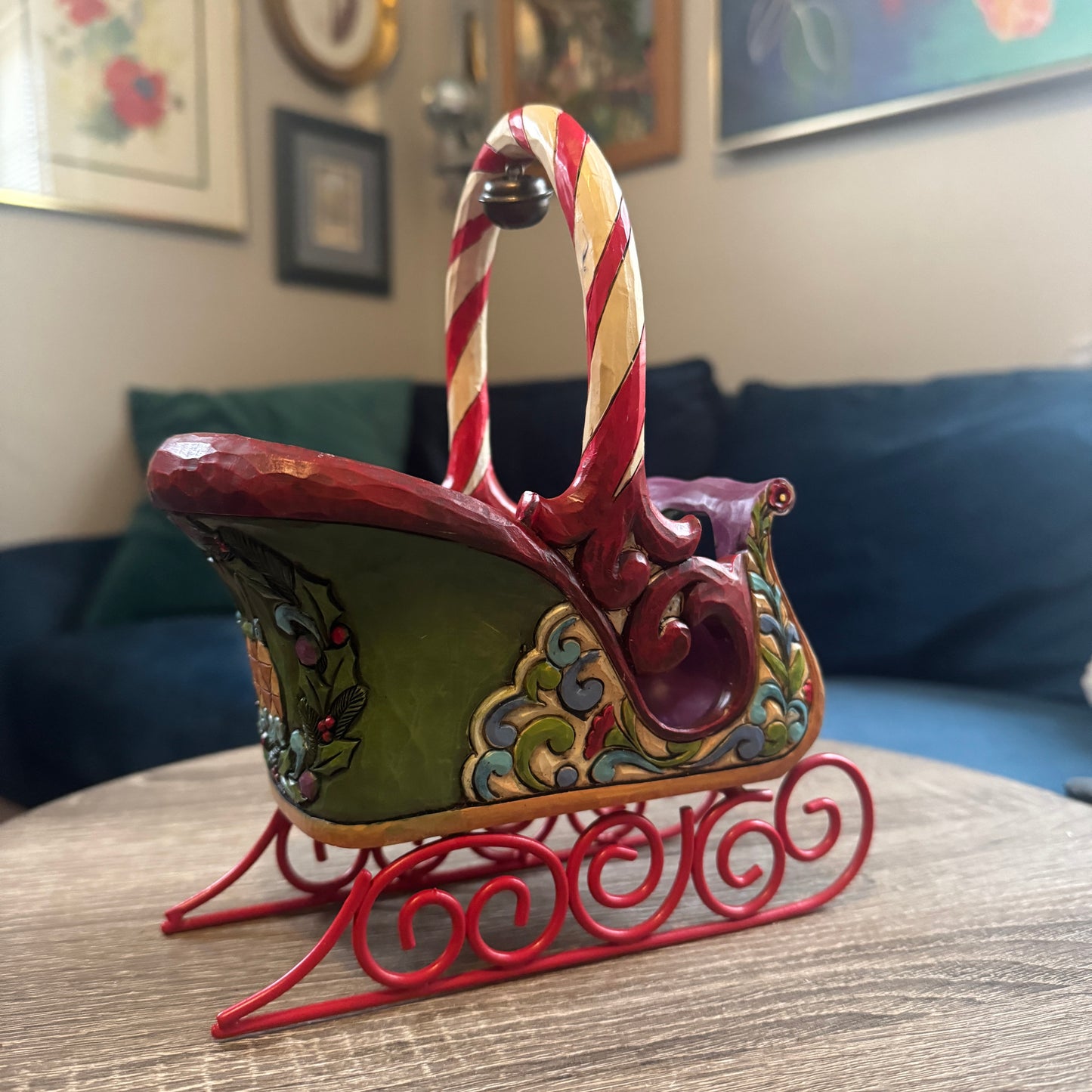 Jim Shore "Jingle All the Way" Holiday Sleigh