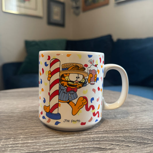 Garfield "In the Good Old Party Time" June Calendar Mug