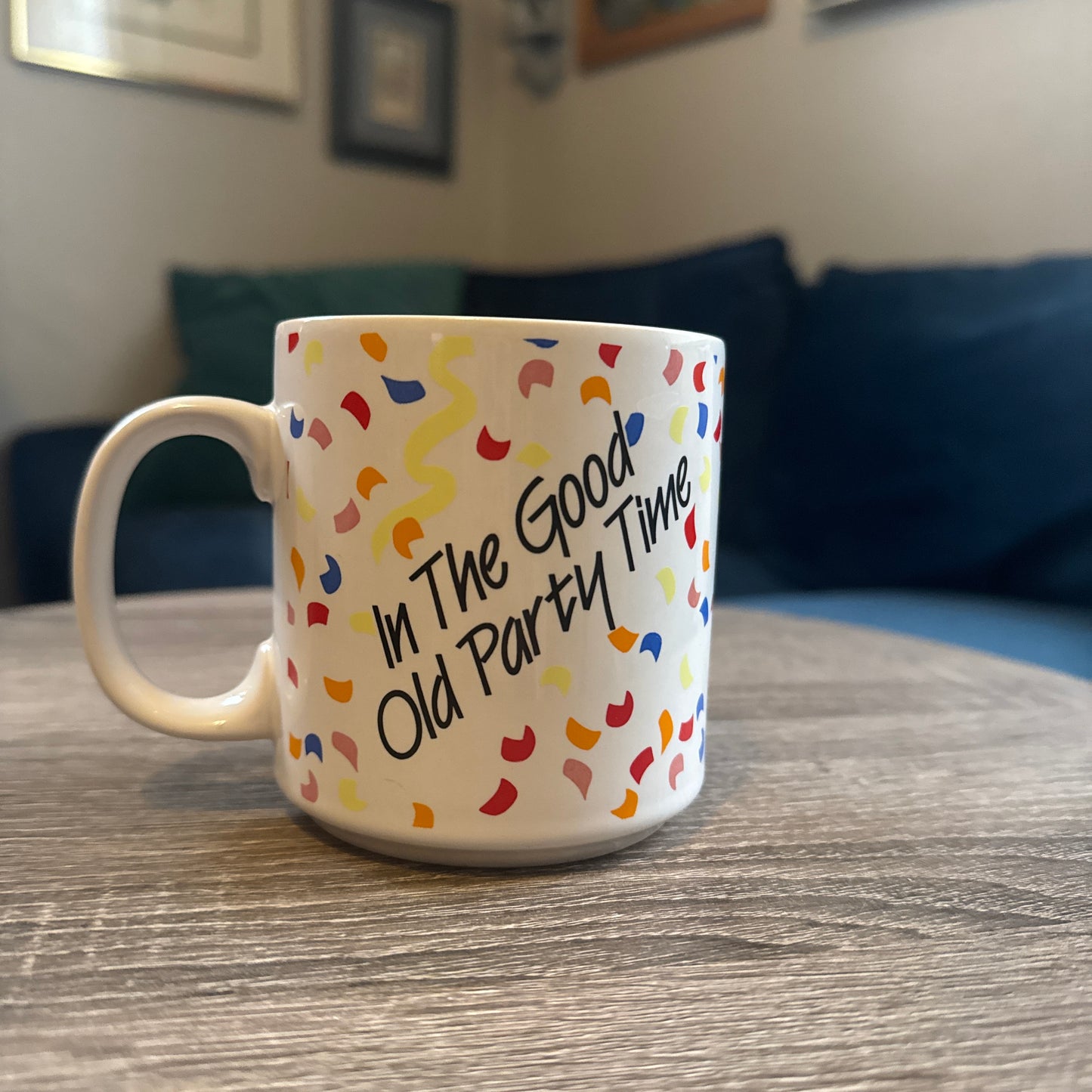 Garfield "In the Good Old Party Time" June Calendar Mug