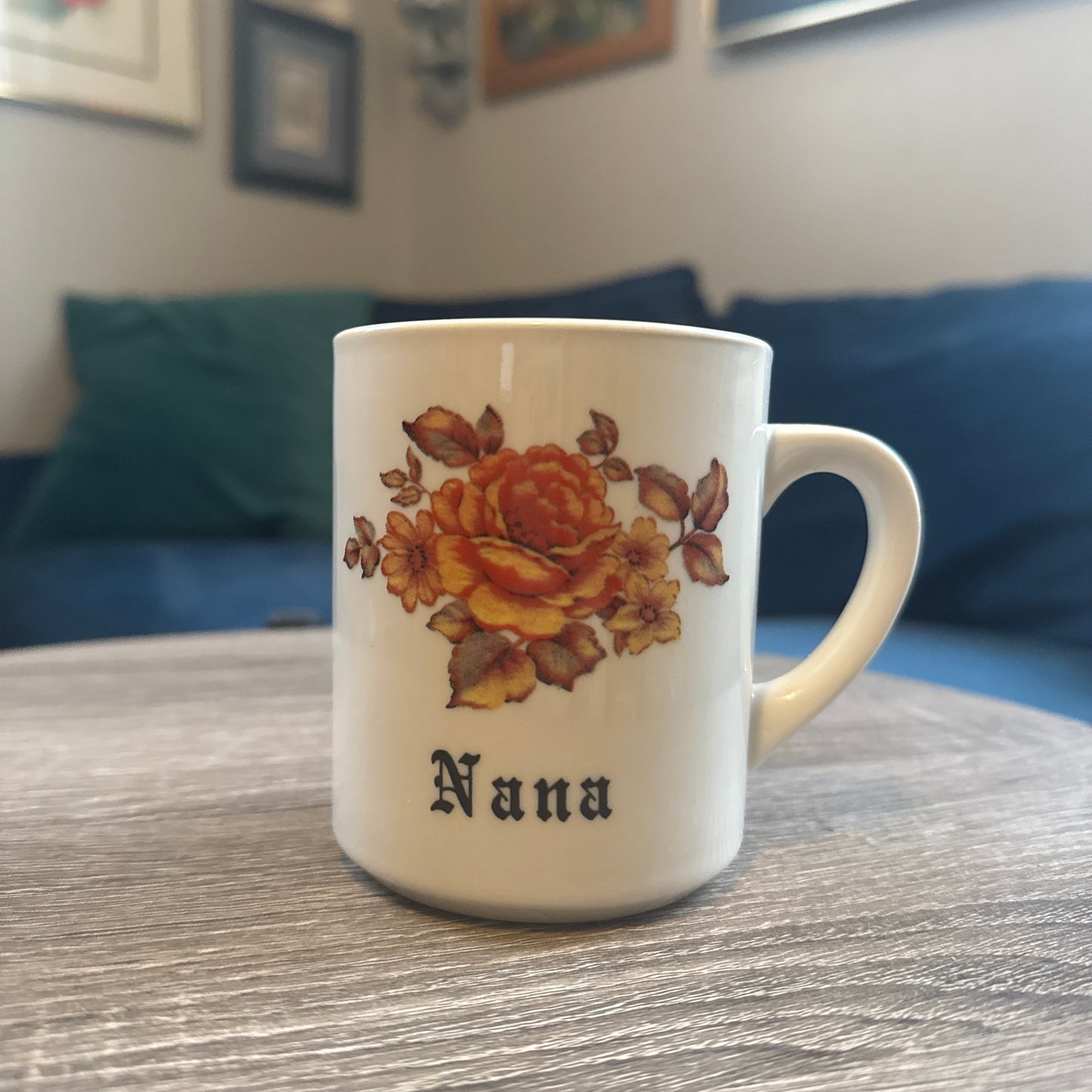 Vintage Nana Floral Mug