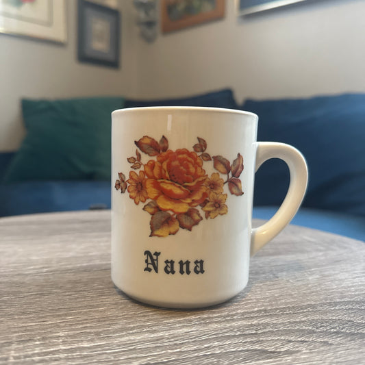 Vintage Nana Floral Mug
