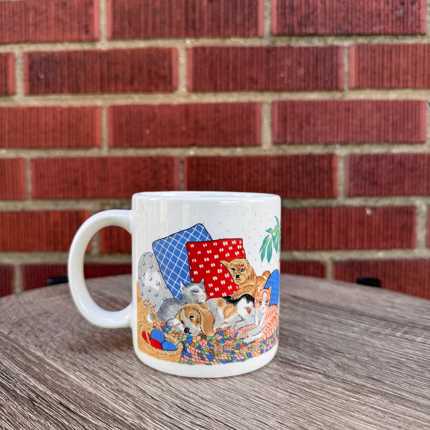 Vintage JSNY Dogs & Cats Mug