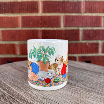 Vintage JSNY Dogs & Cats Mug