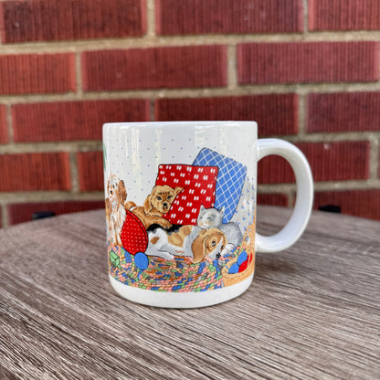 Vintage JSNY Dogs & Cats Mug