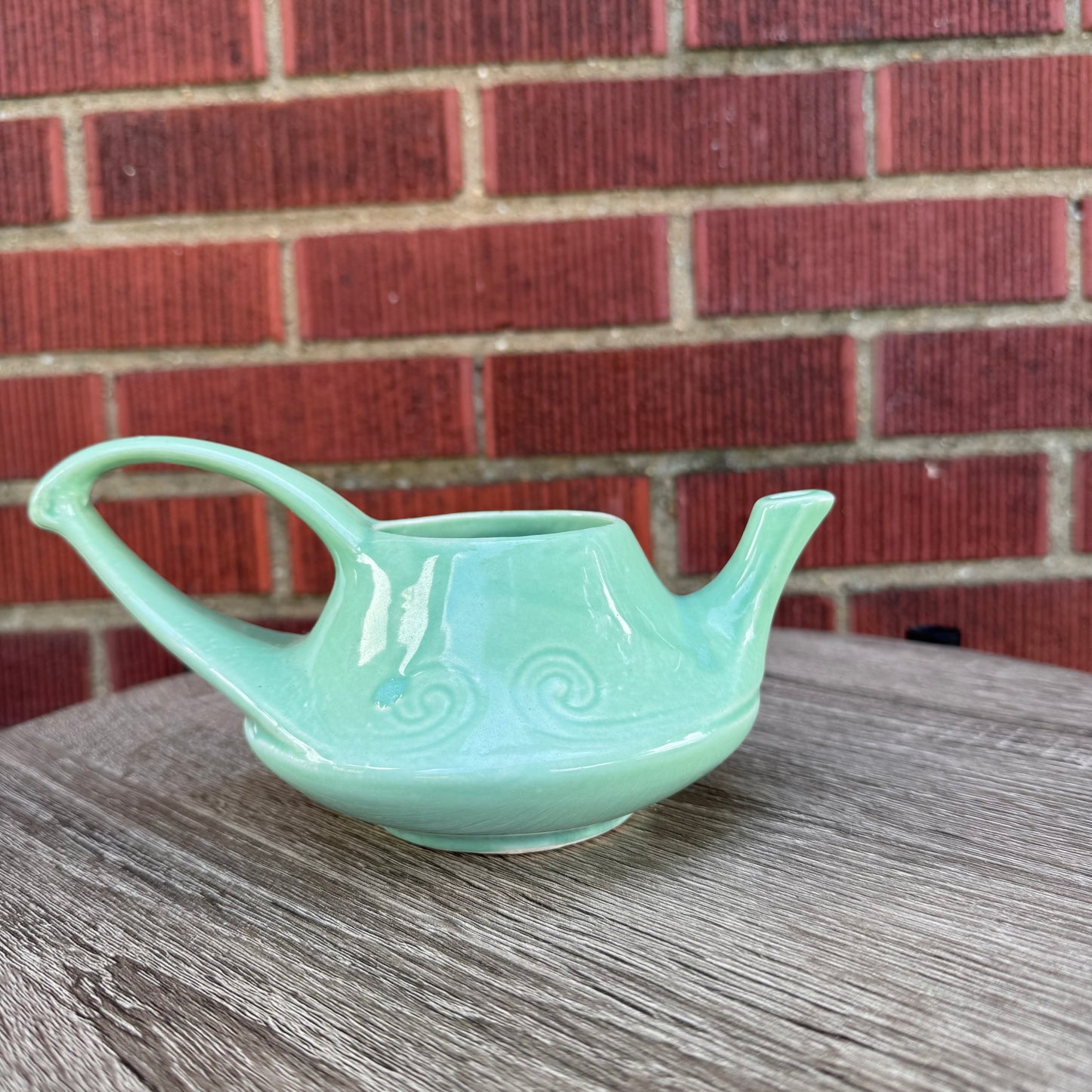 Vintage Teal Creamer