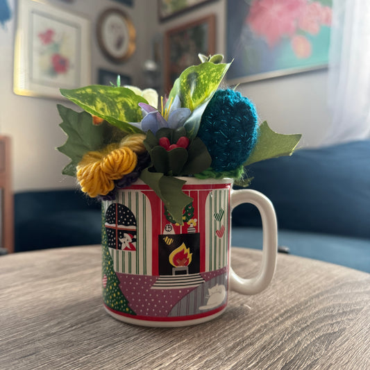 Vintage 'Twas the Night Before Mug Bouquet