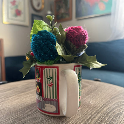 Vintage 'Twas the Night Before Mug Bouquet