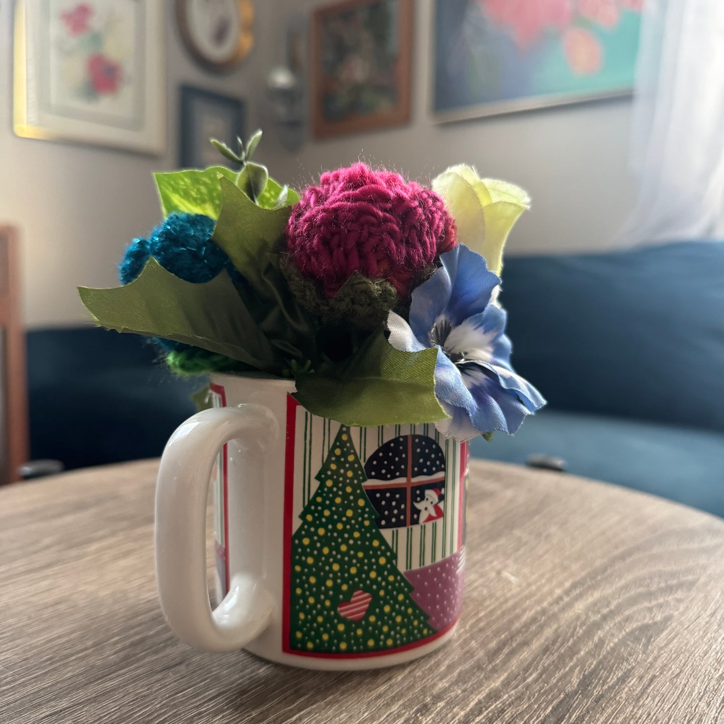 Vintage 'Twas the Night Before Mug Bouquet