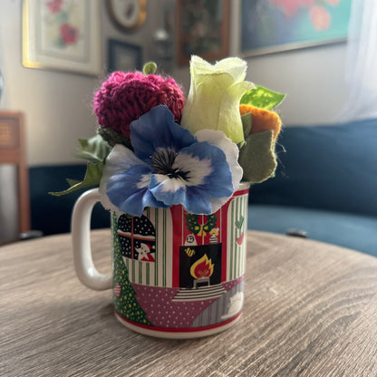 Vintage 'Twas the Night Before Mug Bouquet