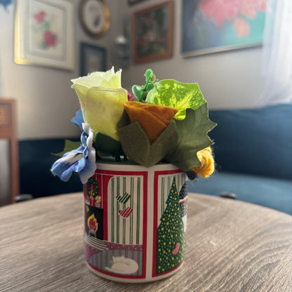 Vintage 'Twas the Night Before Mug Bouquet