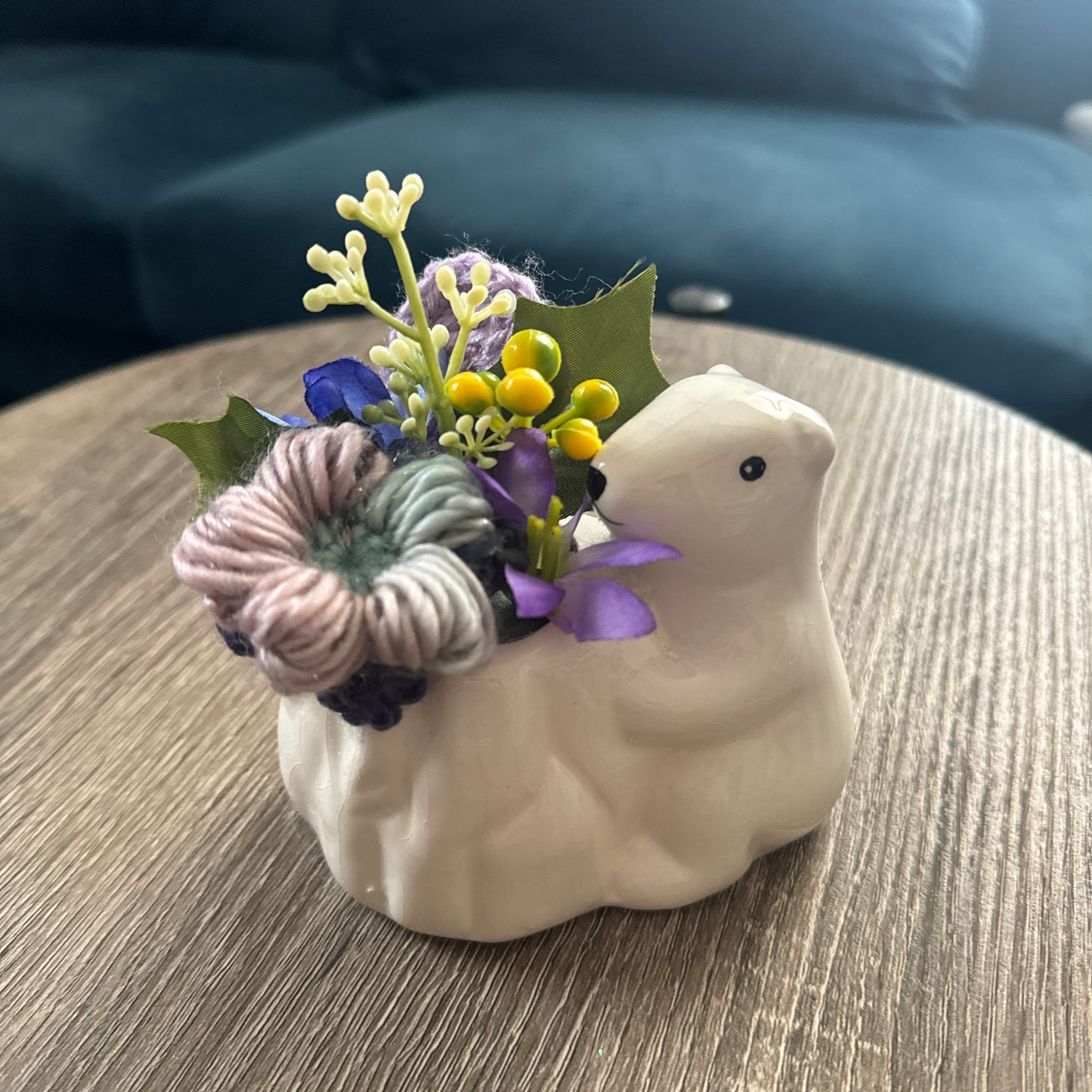 Polar Bear Planter Bouquet