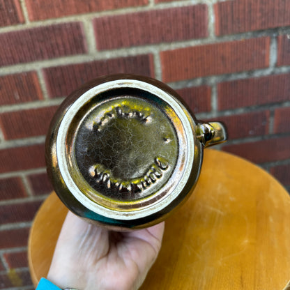 Vintage Prinknash Metallic Pottery Mug