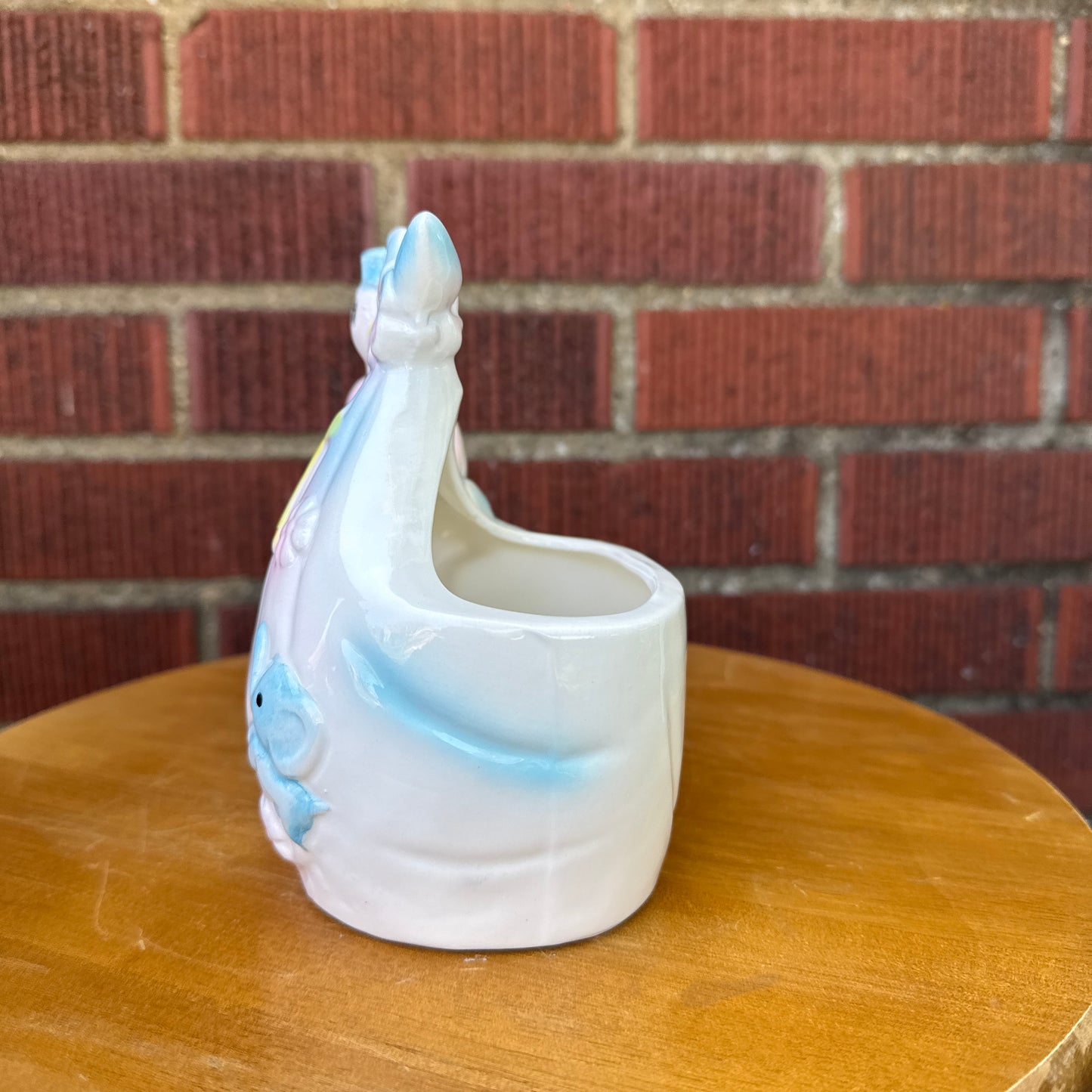 Vintage Stork/New Baby Planter