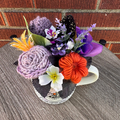 The Coffee Lover Skeleton Mug Bouquet