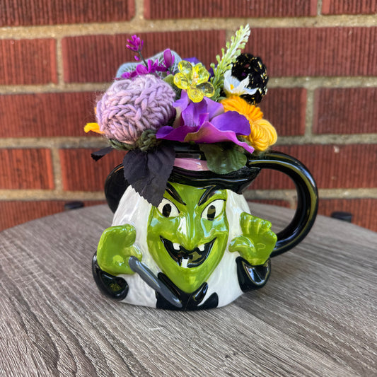 Hyde & Eek Boutique Witch Ceramic Mug Bouquet