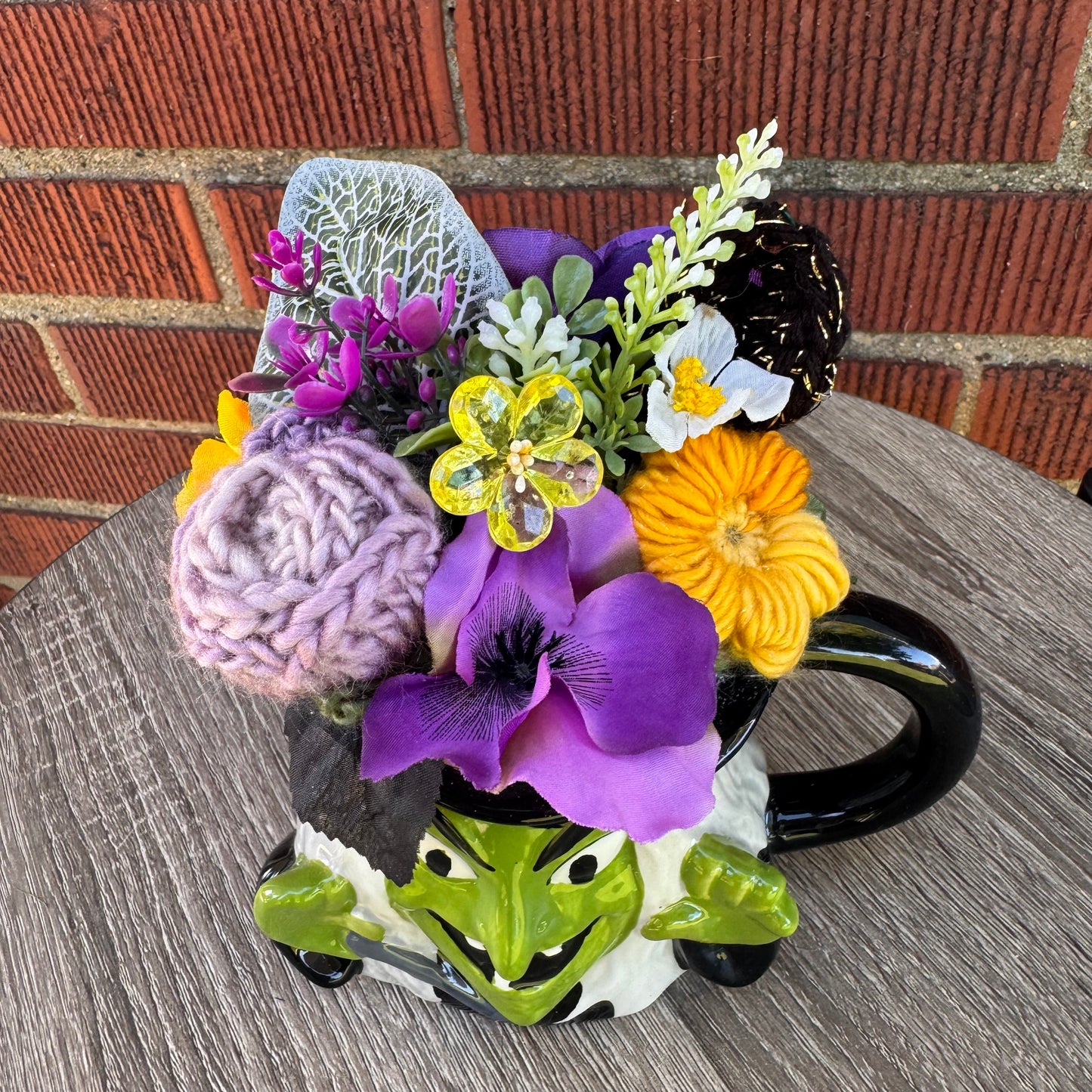 Hyde & Eek Boutique Witch Ceramic Mug Bouquet