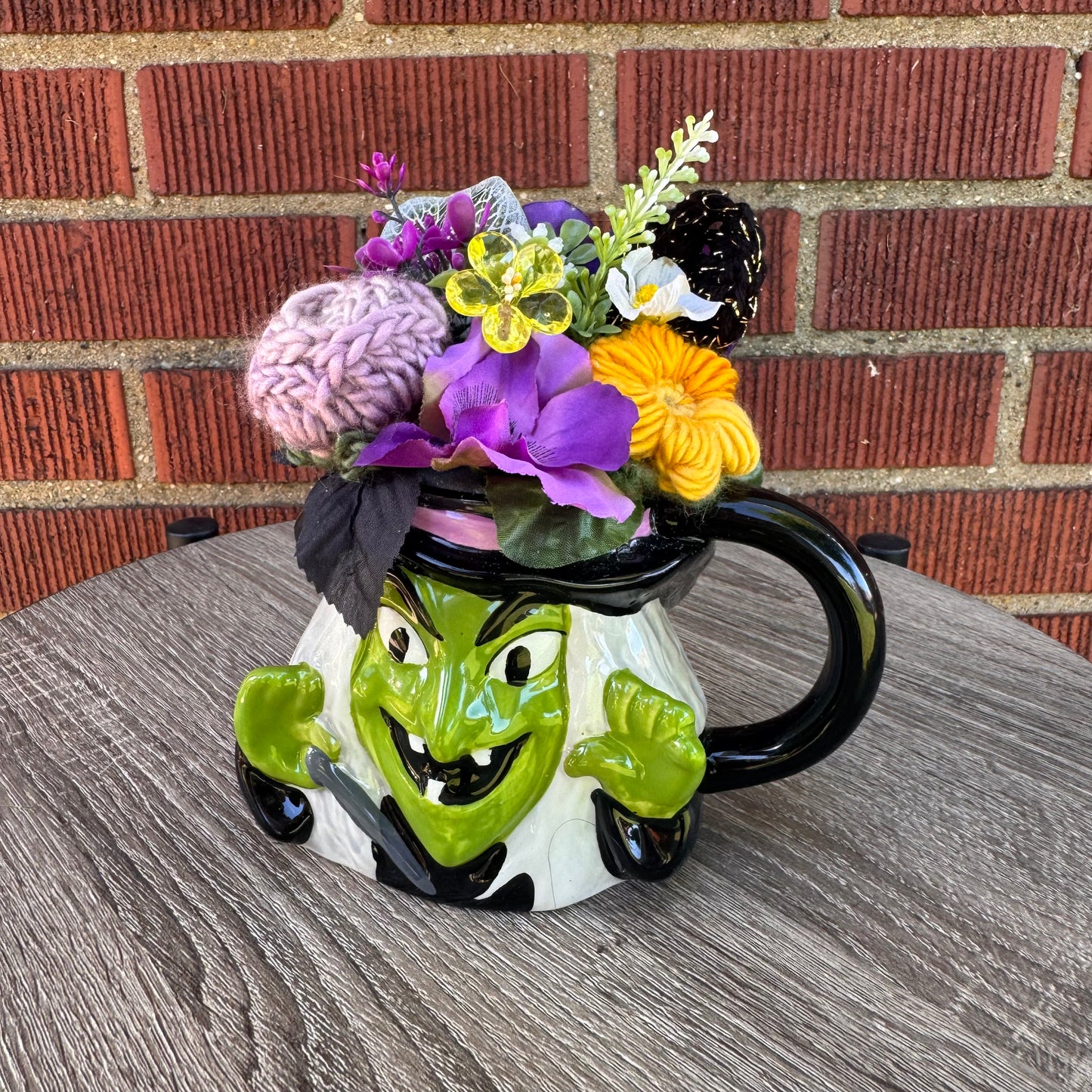 Hyde & Eek Boutique Witch Ceramic Mug Bouquet