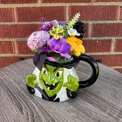 Hyde & Eek Boutique Witch Ceramic Mug Bouquet