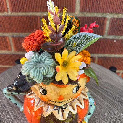 Johanna Parker Pumpkin Fall Harvest Mug Bouquet (Orange)
