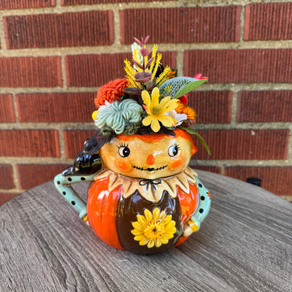 Johanna Parker Pumpkin Fall Harvest Mug Bouquet (Orange)