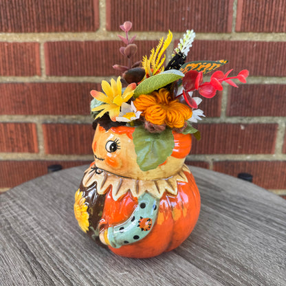Johanna Parker Pumpkin Fall Harvest Mug Bouquet (Orange)